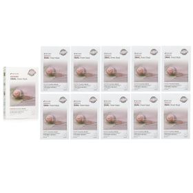 3W CLINIC - Mask Sheet - Essential Up Snail 515461 10pcs x 25ml