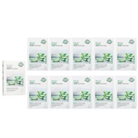 3W CLINIC - Mask Sheet - Essential Up Aloe 515478 10pcs x 25ml