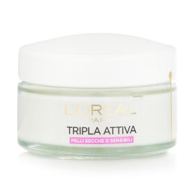 L'OREAL - 24H Triple Active Protective Moisturizer - For Dry & Sensitive Skin 116721 50ml
