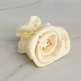 Art Of Work Satin Rose Scrunchie (Color: Honey White)